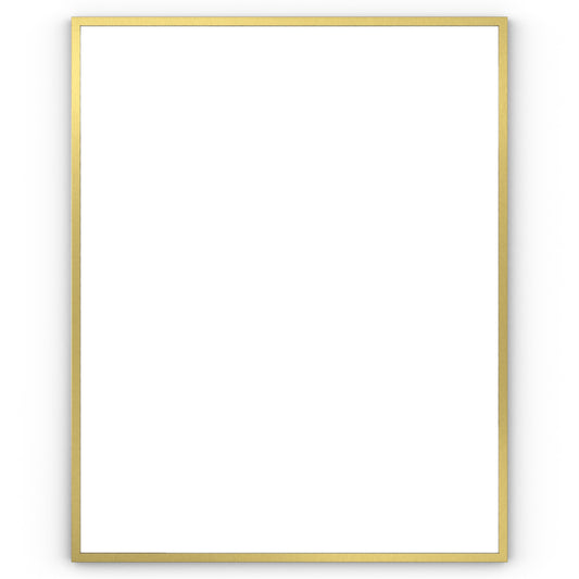 Origins Living Docklands Rectangular Mirror 80x100cm Brushed Brass