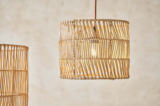 Nkuku Banso Wicker Lampshade Natural Medium