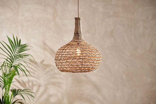 Nkuku Beru Rattan Lampshade Conical Large