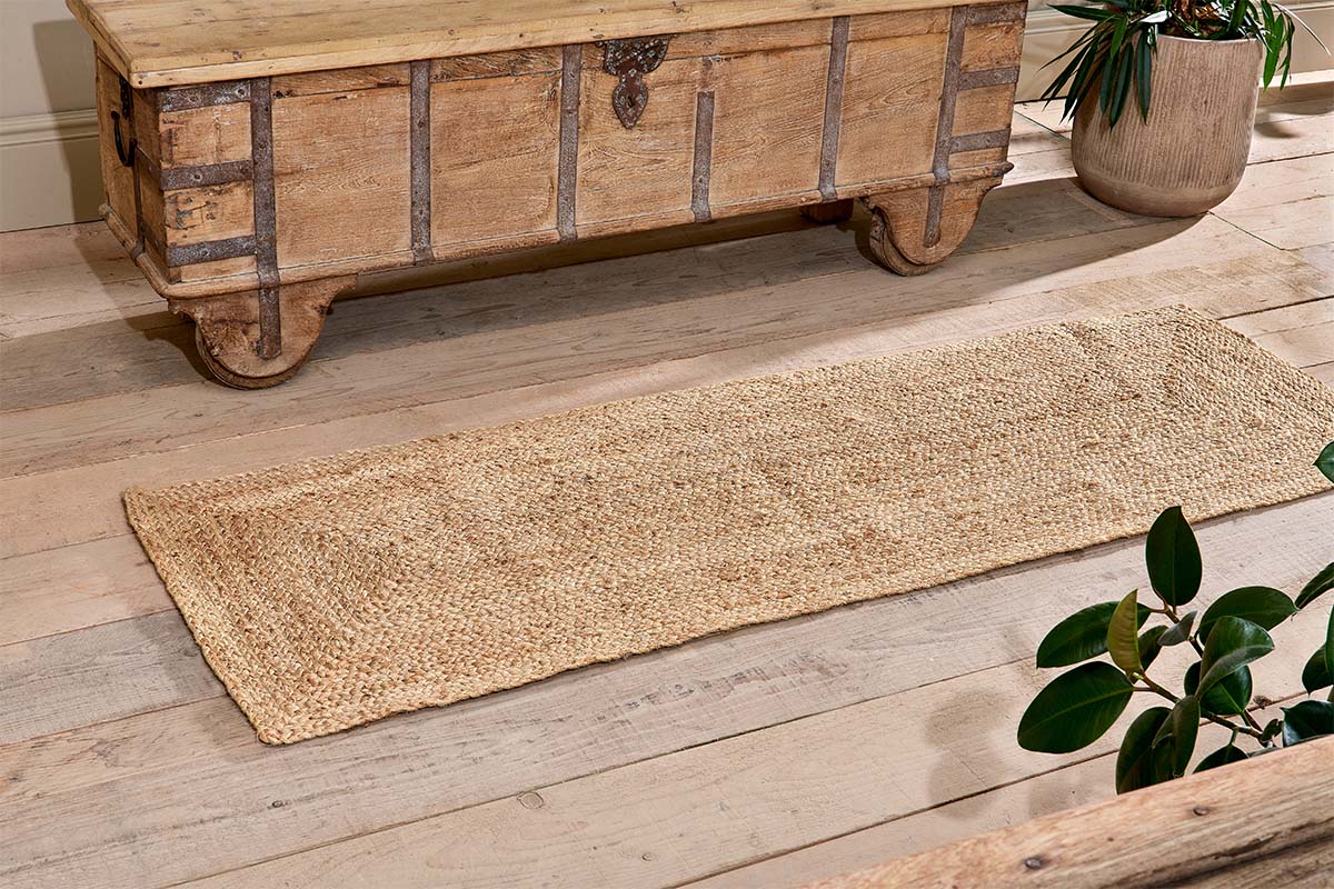 Nkuku Braided Hemp Floor Runner
