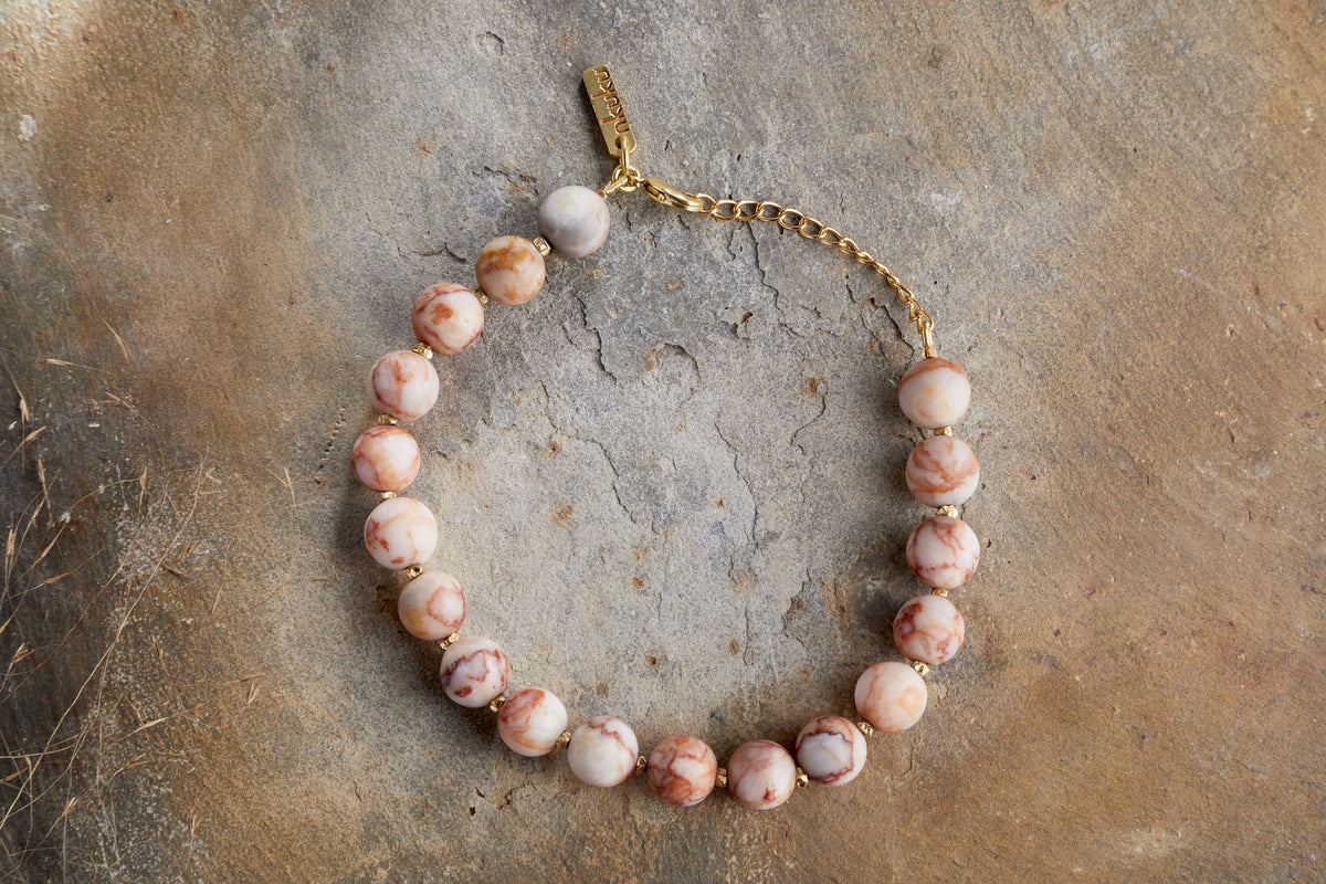 Nkuku Cerita Bracelet Rhodochrosite