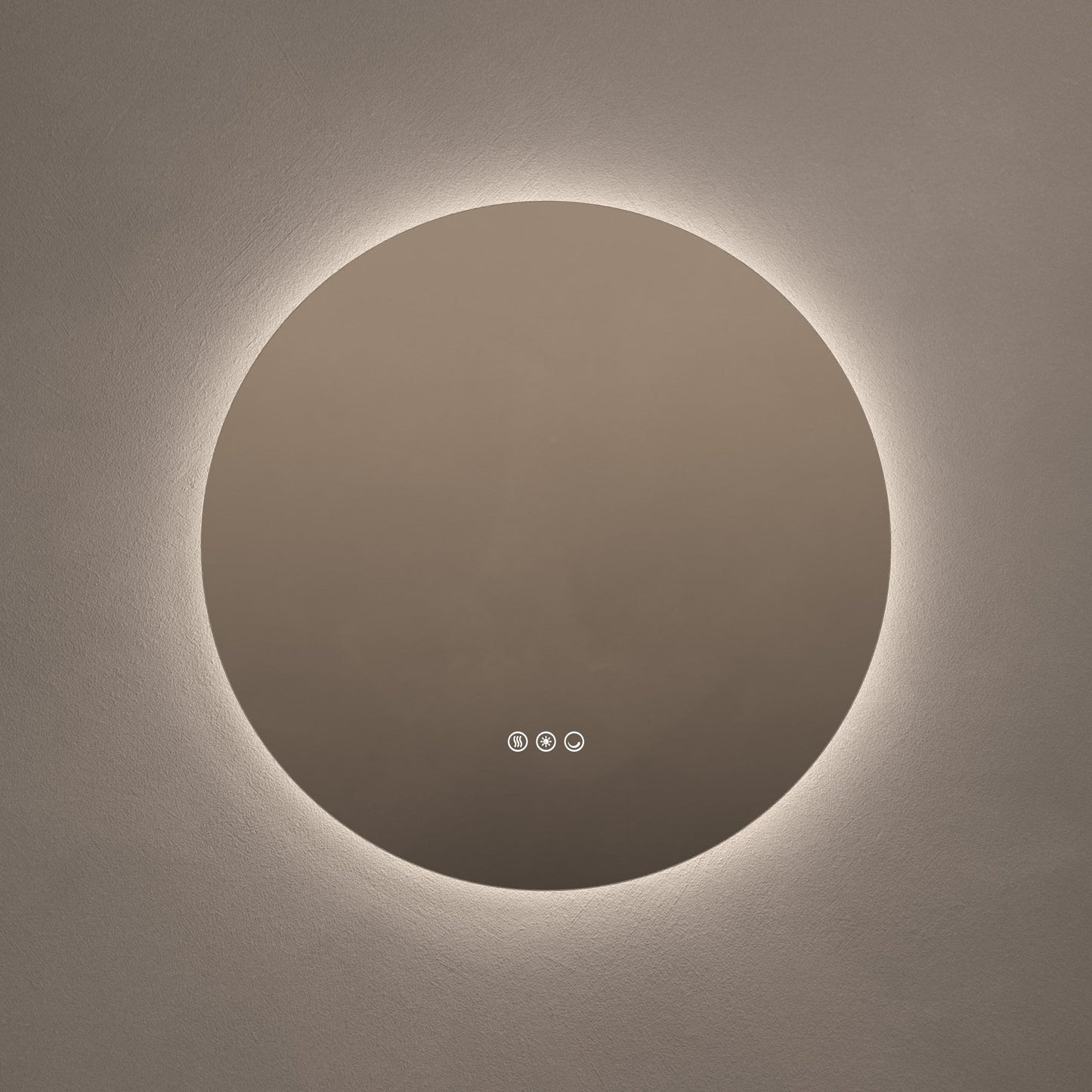 Origins Living Claris Round Illuminated Mirror 60cm