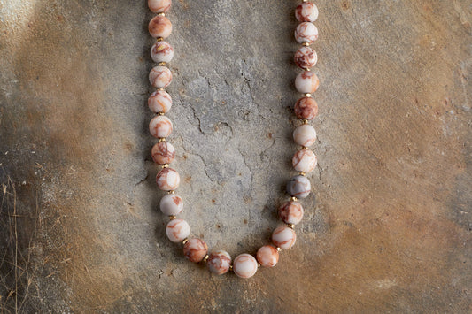 Nkuku Cerita Necklace Rhodochrosite