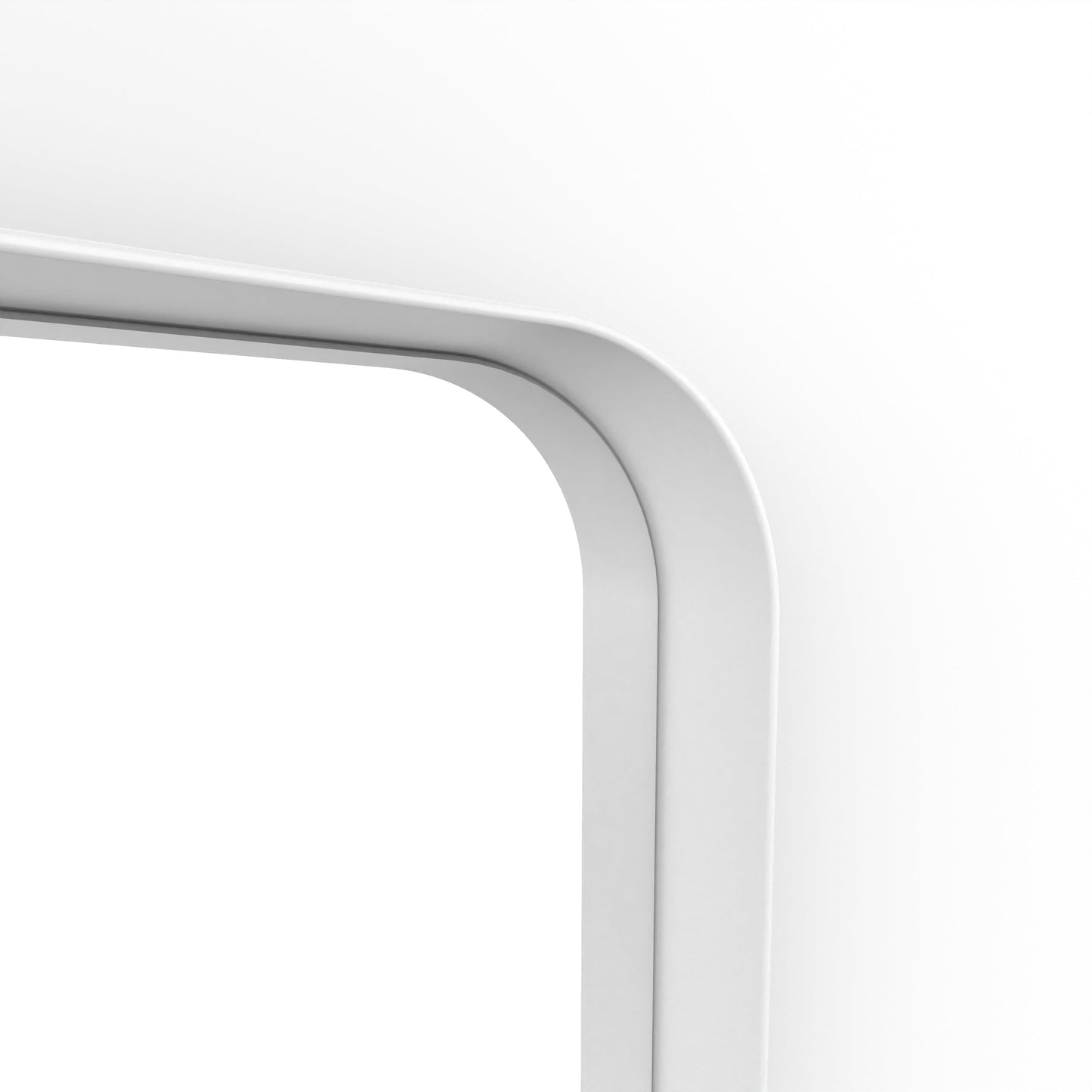 Origins Living City Mirror With Shelf 50 Matt White