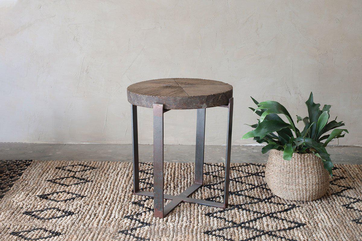 Nkuku Chakala Wooden Side Table