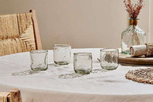 Nkuku Chandani Tumbler Short Clear (Set Of 4)