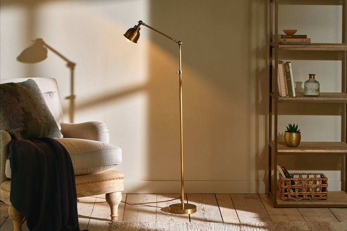 Nkuku Chapda Task Floor Lamp