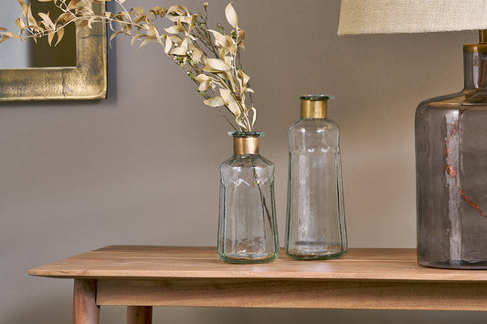 Nkuku Chara Hammered Bottle Decorative