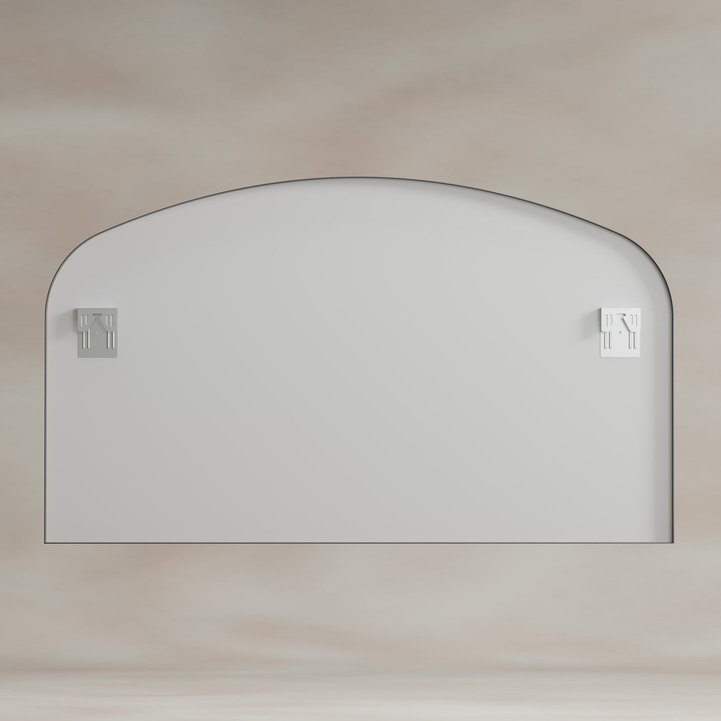 Origins Living Delphine Overmantle Arch Mirror 120 X 70cm Gunmetal