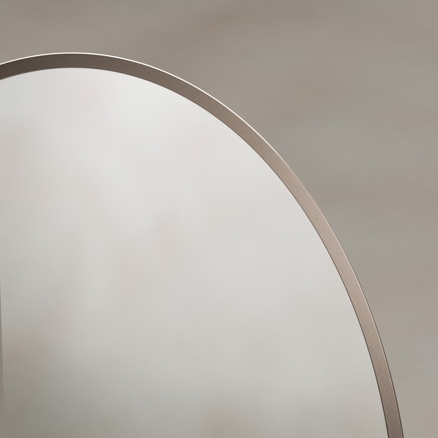 Origins Living Delphine Oval Mirror 55 X 80cm Brushed Bronze