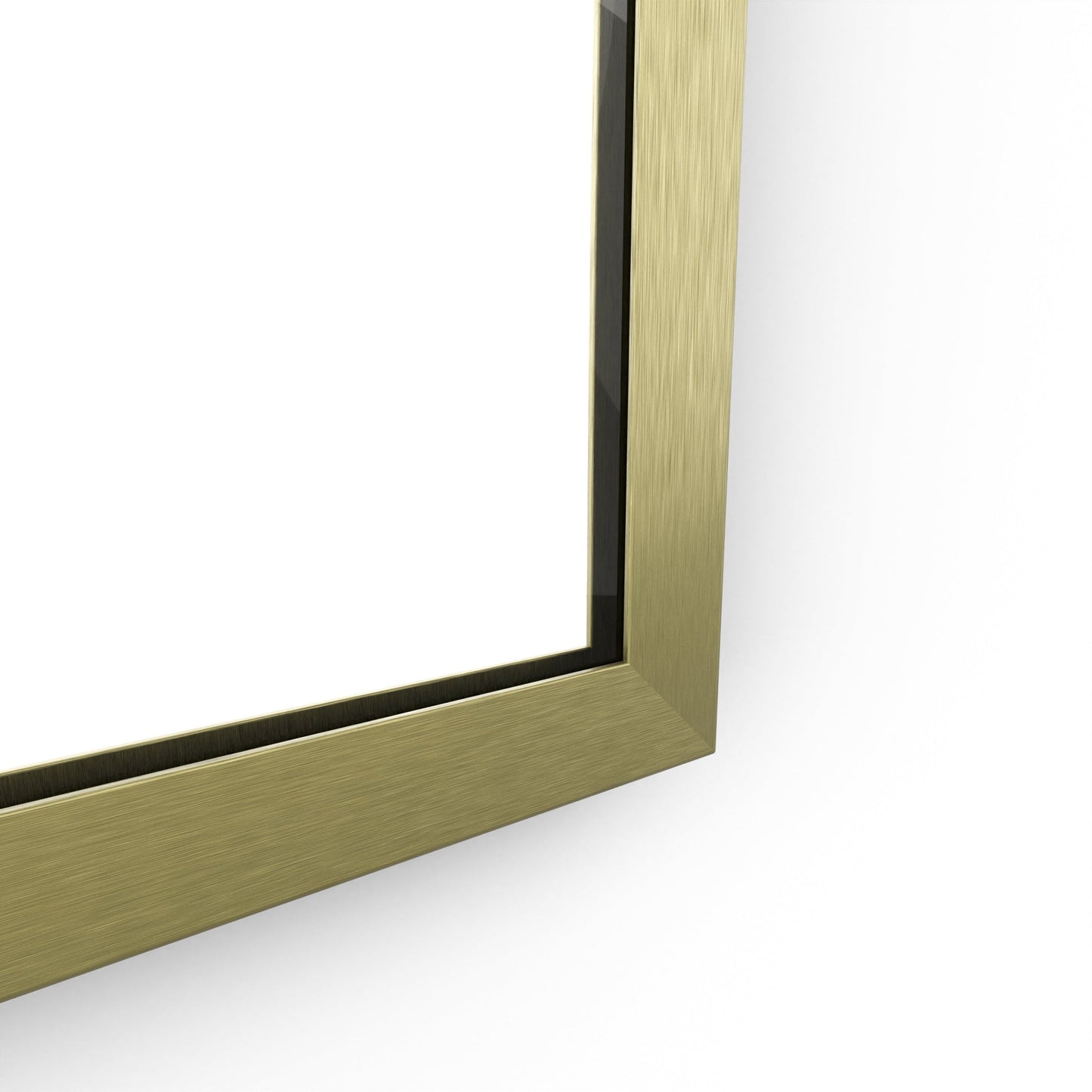 Origins Living Docklands Rectangular Mirror 41 40x100cm Brushed Brass