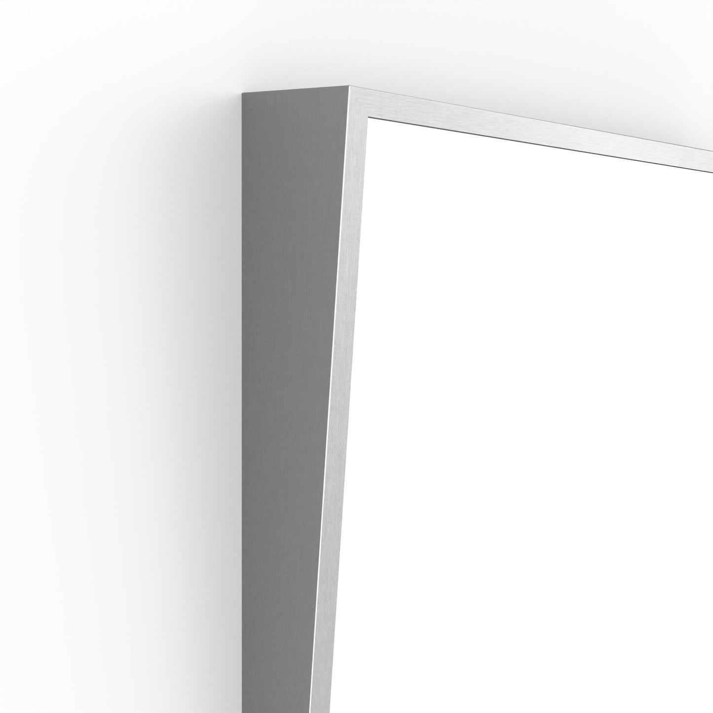 Origins Living Docklands Inclusive Angled Mirror 50x80cm Brushed Stainless Steel