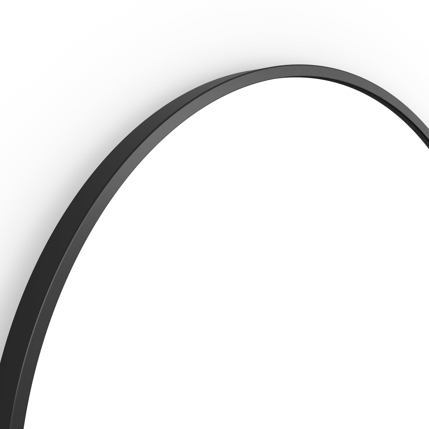 Origins Living Docklands Capsule Mirror 50x80cm Matt Black