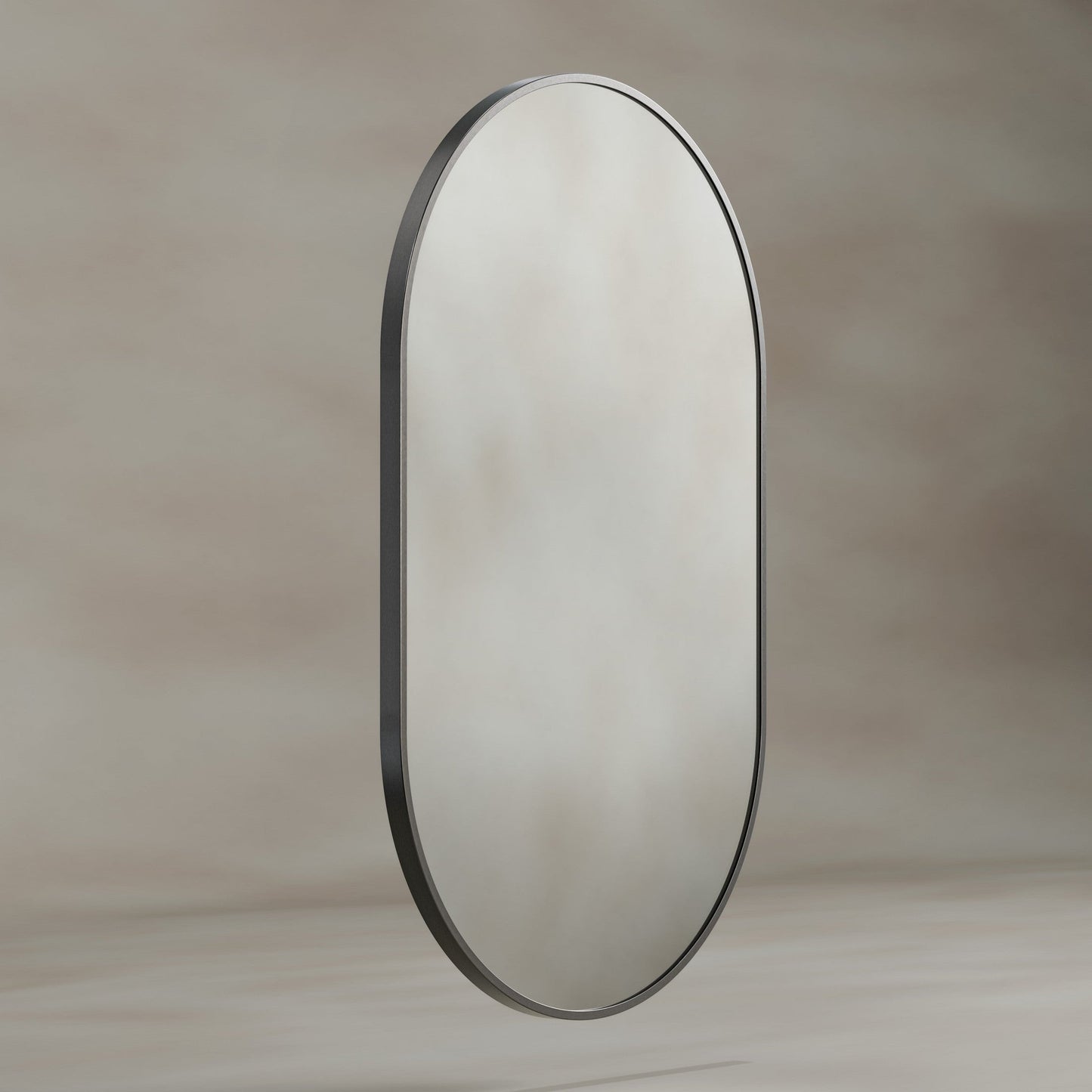 Origins Living Docklands Capsule Mirror 50x80cm Gunmetal