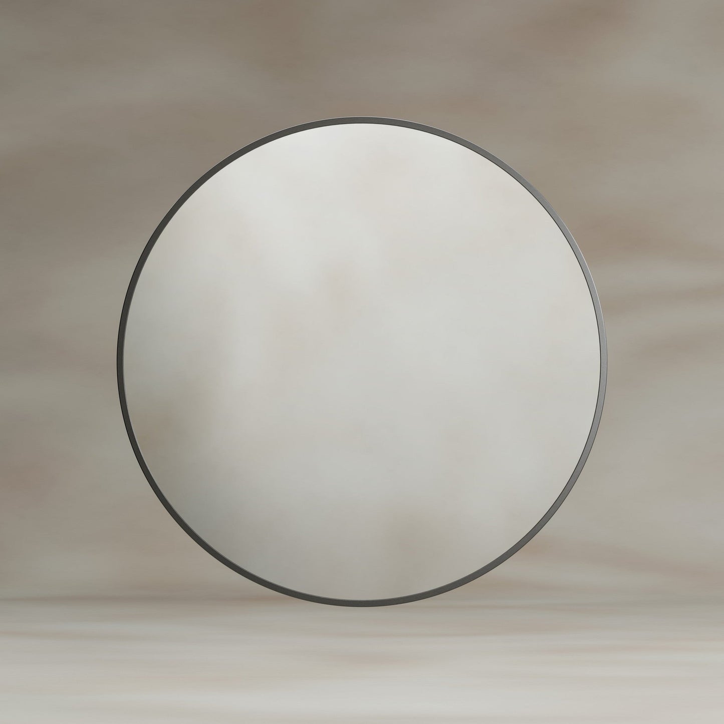 Origins Living Docklands Round Mirror 60cm Gunmetal