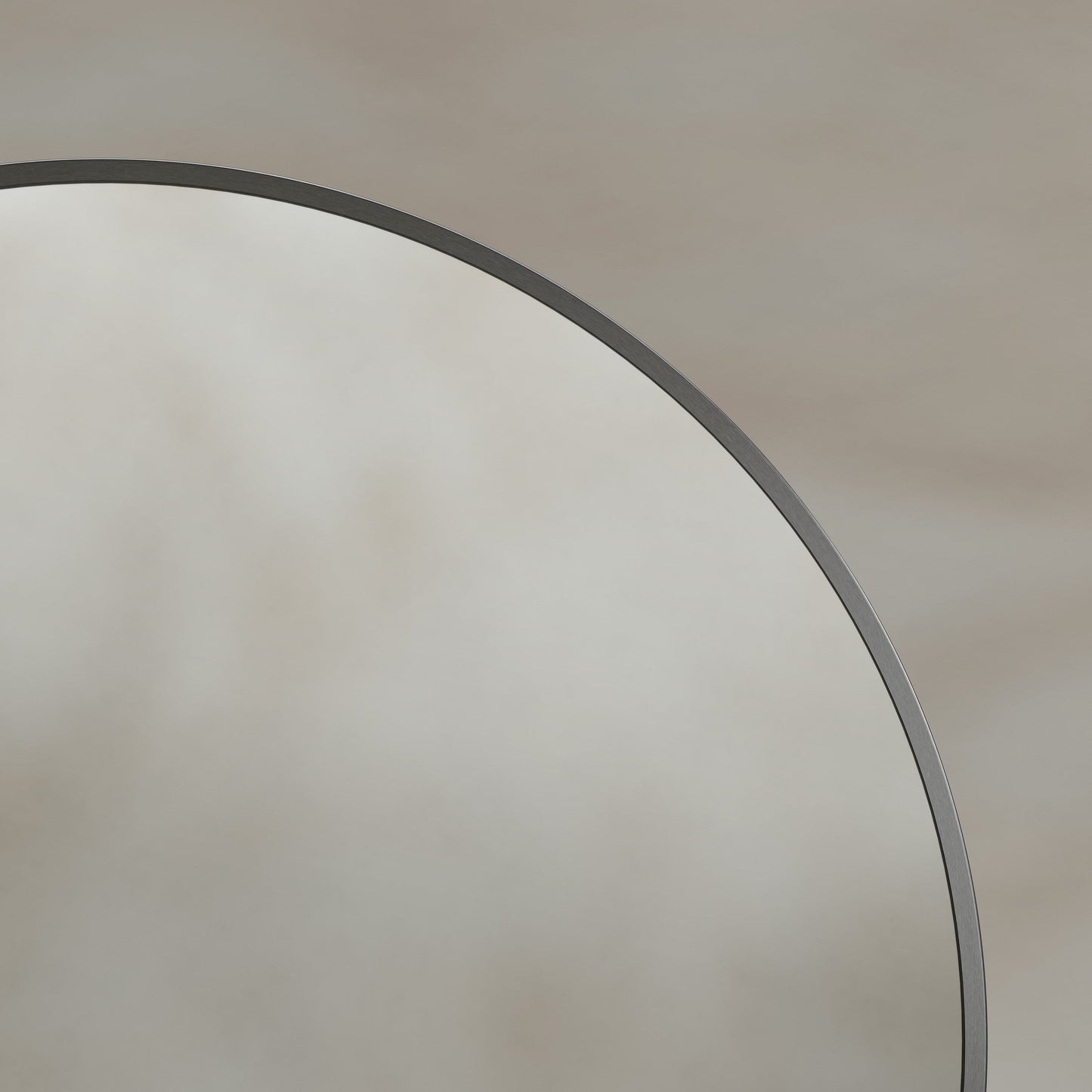 Origins Living Docklands Round Mirror 60cm Gunmetal