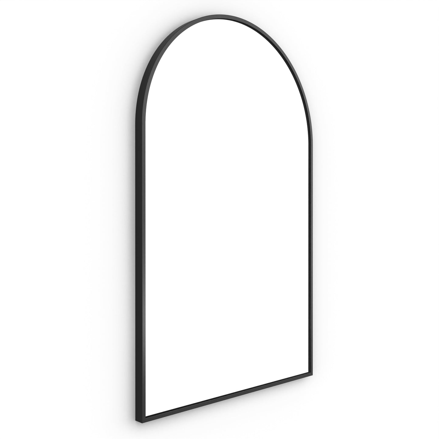Origins Living Docklands Arch Mirror 50x80cm Matt Black