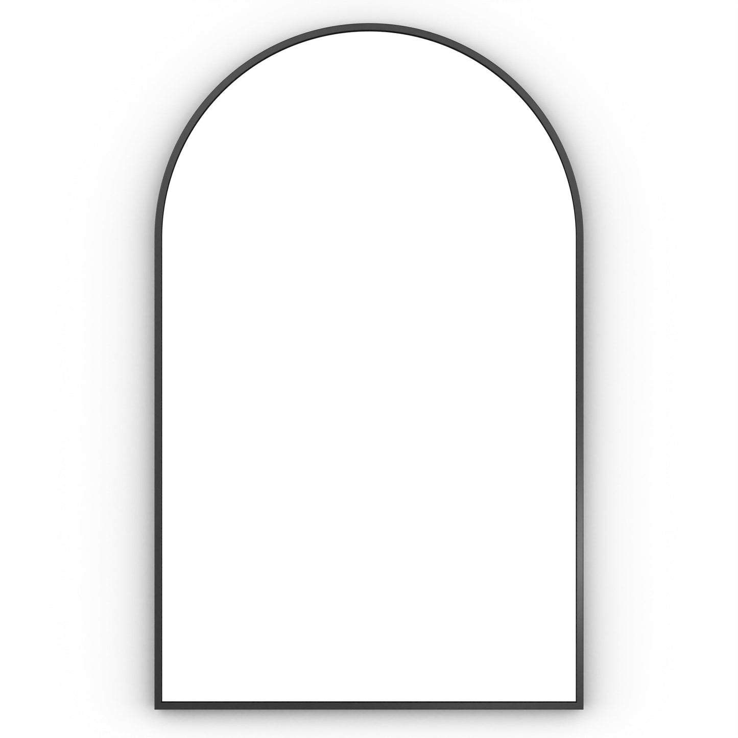 Origins Living Docklands Arch Mirror 50x80cm Matt Black