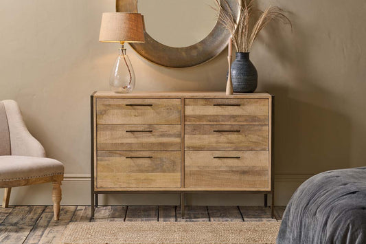 Nkuku Dasai Mango Wood Chest Of Drawers