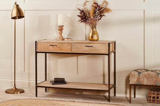 Nkuku Dasai Mango Wood Console Table