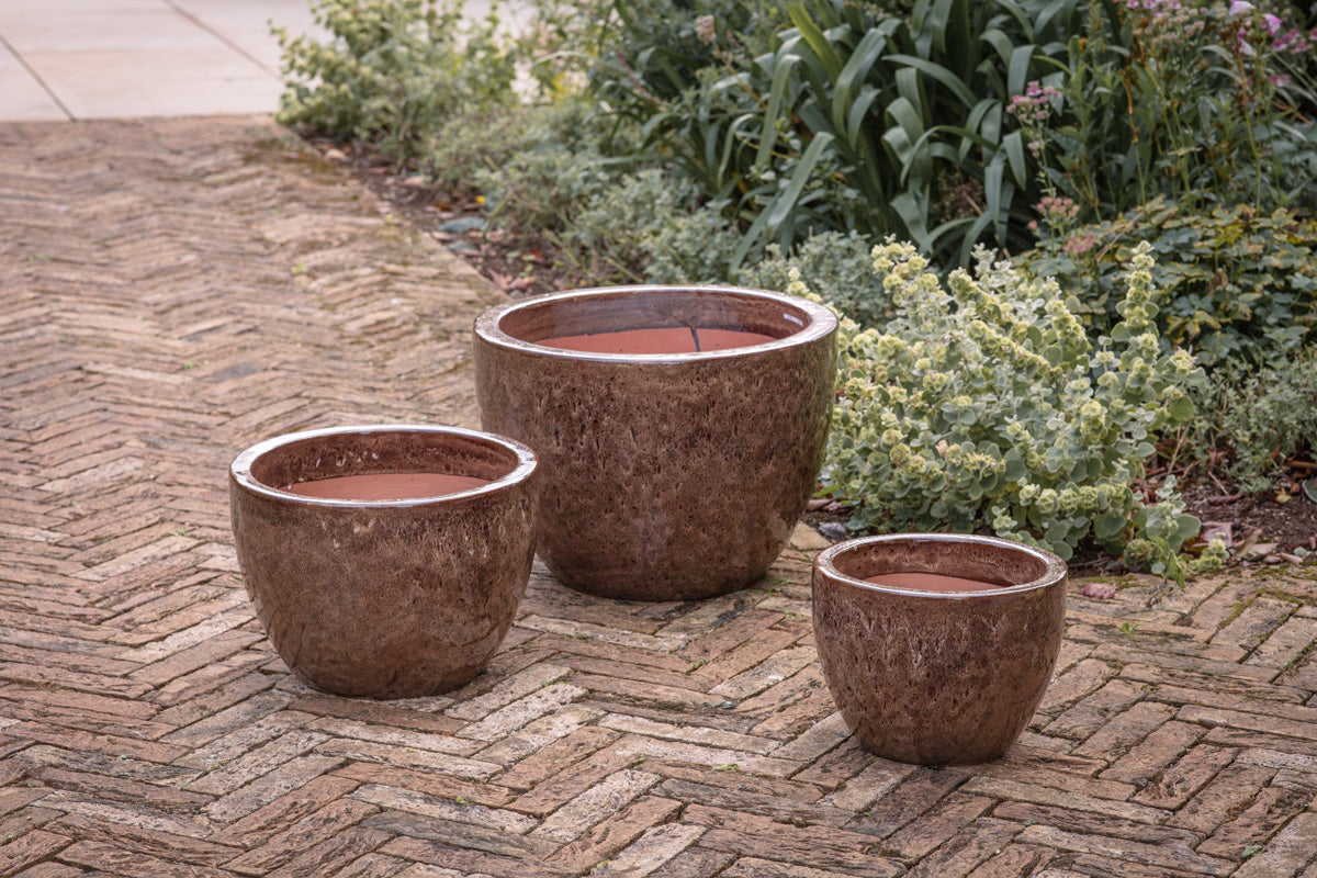 Nkuku Dunai Terracotta Planter Brown