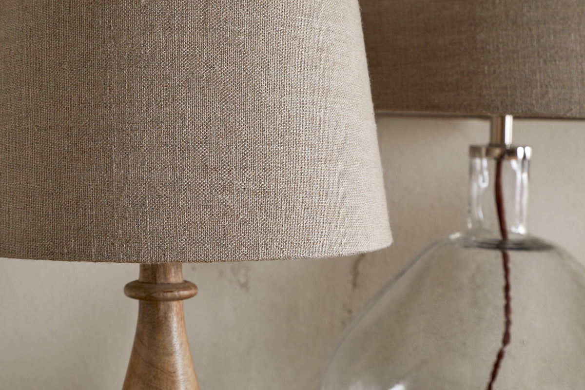 Nkuku Embaata Linen Lampshade Natural