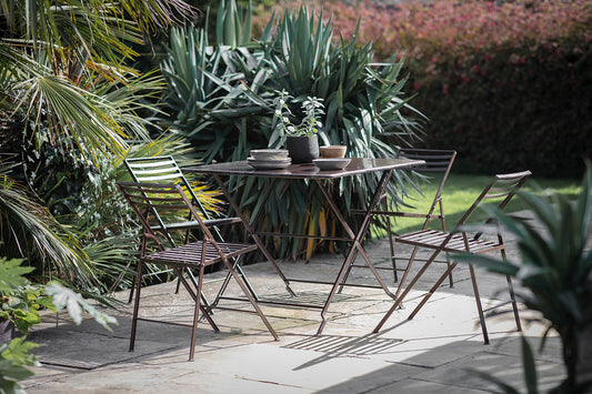 Nkuku Ekete Iron Bistro Table Large