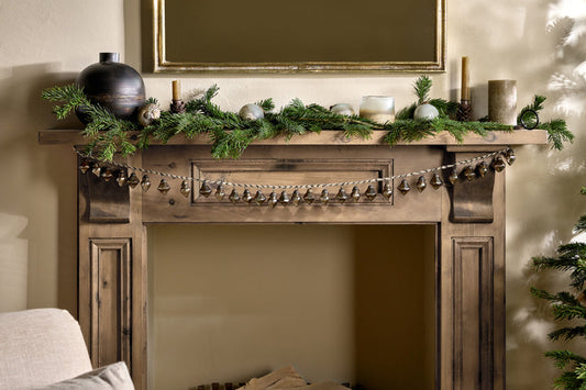 Nkuku Ekiti Bauble Garland Antique Gold