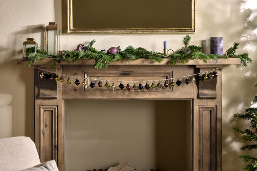 Nkuku Ekiti Bauble Garland Mixed Colour