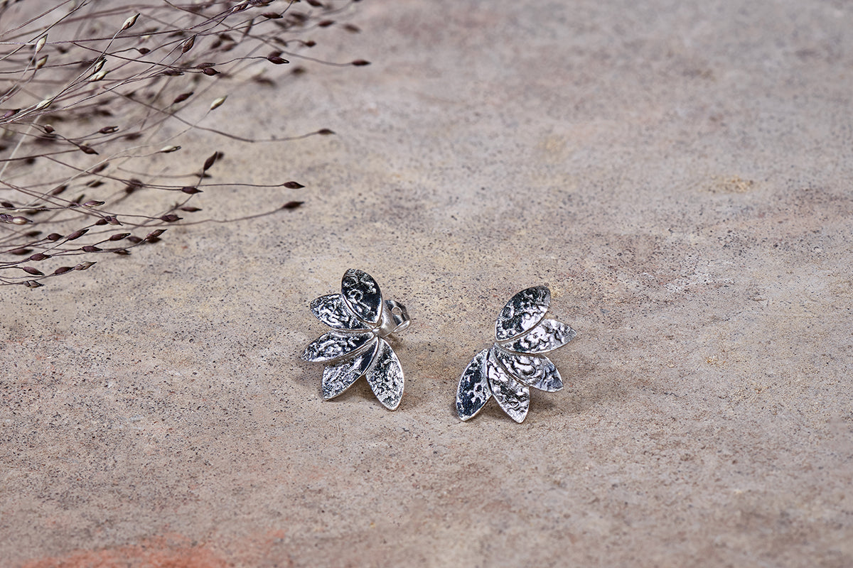 Nkuku Elina Earrings Silver