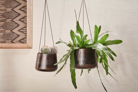 Nkuku Endo Reclaimed Iron Hanging Planter