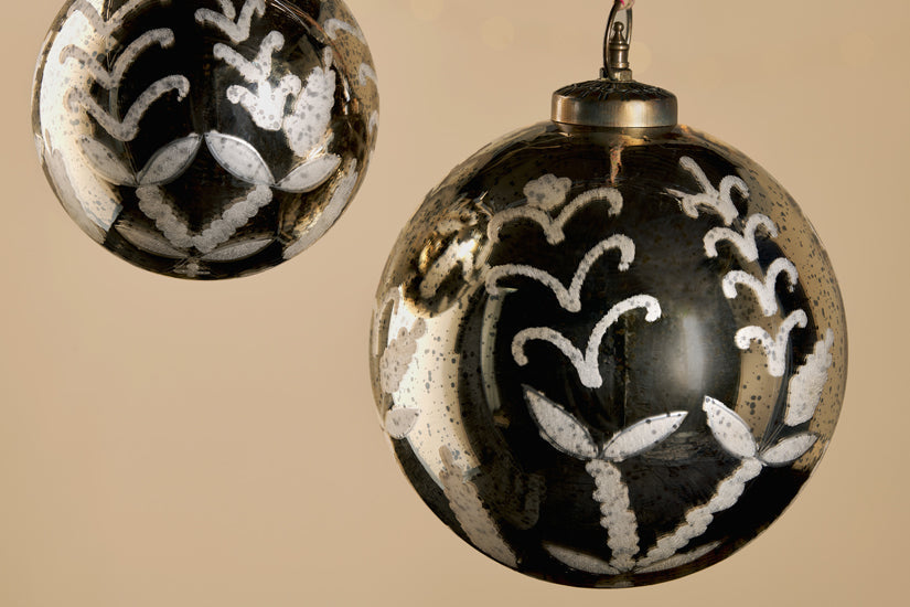 Nkuku Giant Antique Gold Bauble