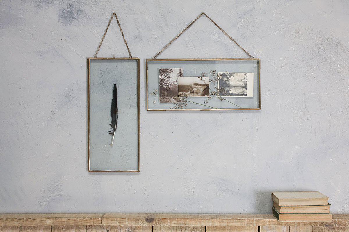 Nkuku Gigantic Antique Brass Kiko Frame