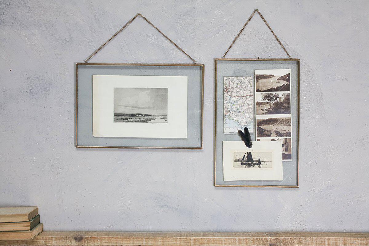 Nkuku Gigantic Antique Brass Kiko Frame