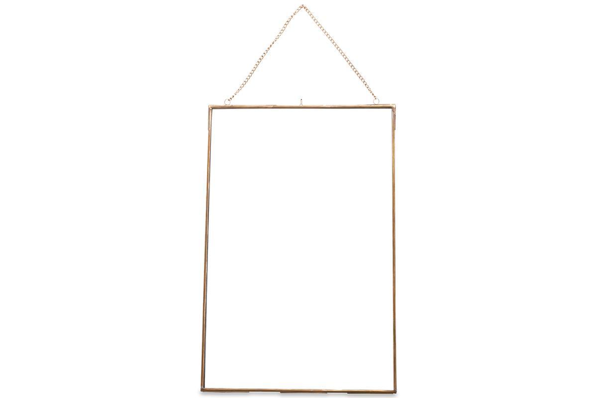 Nkuku Gigantic Antique Brass Kiko Frame