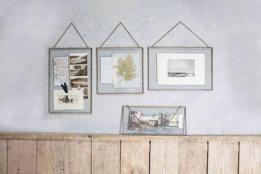 Nkuku Gigantic Antique Brass Kiko Frame