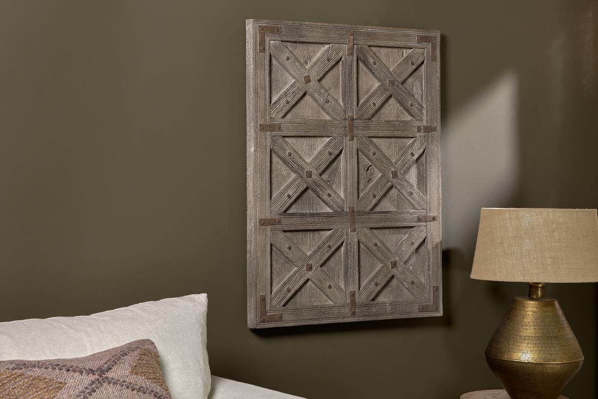 Nkuku Gurdisha Reclaimed Wood Wall Art