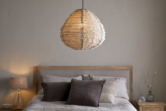 Nkuku Hirana Linen Lampshade Natural Small