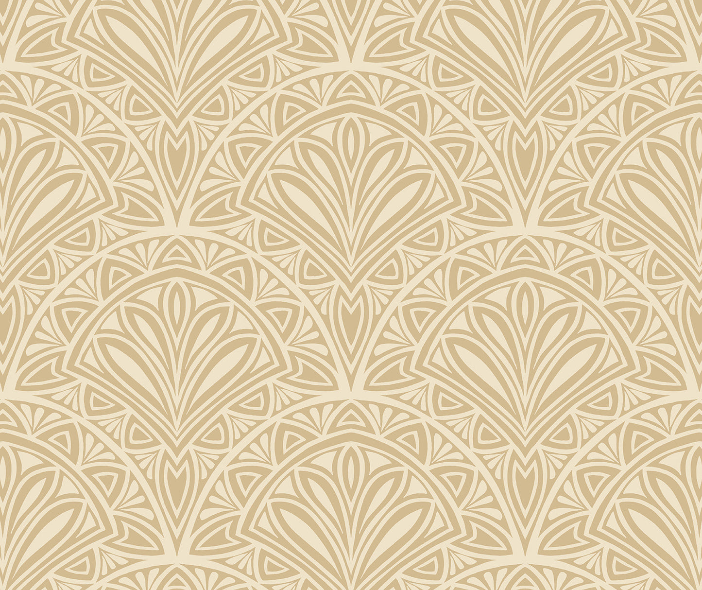 Hoopla Walls Deco Fan Gold