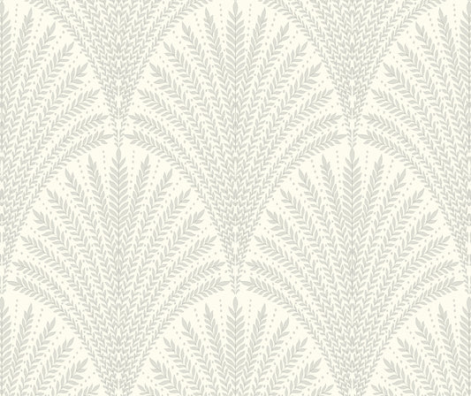 Hoopla Walls Leaf Fan Grey