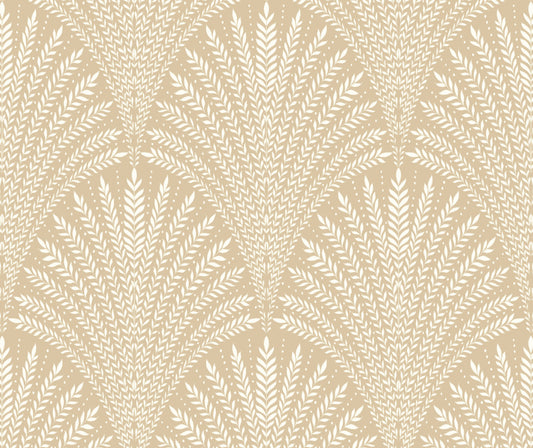 Hoopla Walls Leaf Fan Gold