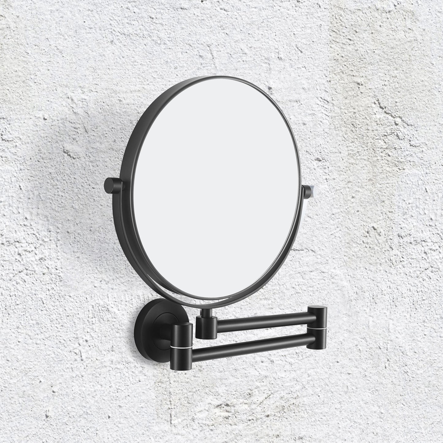 Origins Living Hutton Reversible 5 X Magnifying Wall Mirror Matt Black