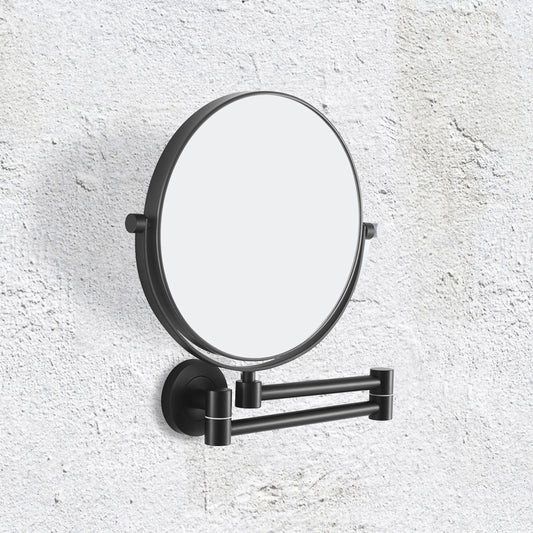 Origins Living Hutton Reversible 5 X Magnifying Wall Mirror Matt Black
