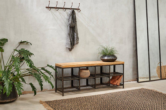Nkuku Hasa Industrial Storage Bench