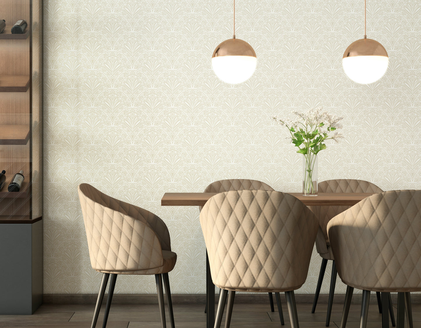 Hoopla Walls Deco Fan Natural