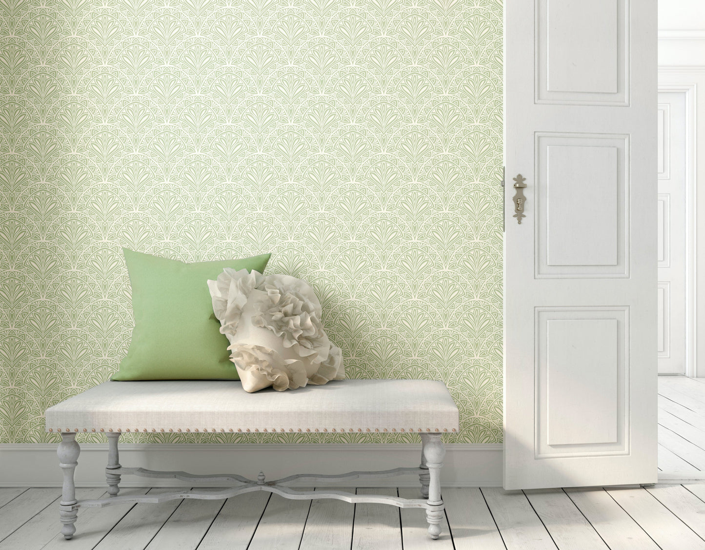 Hoopla Walls Deco Fan Green