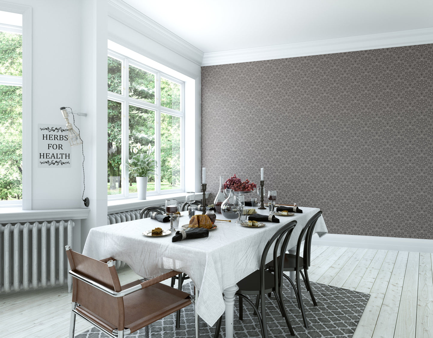 Hoopla Walls Deco Fan Black