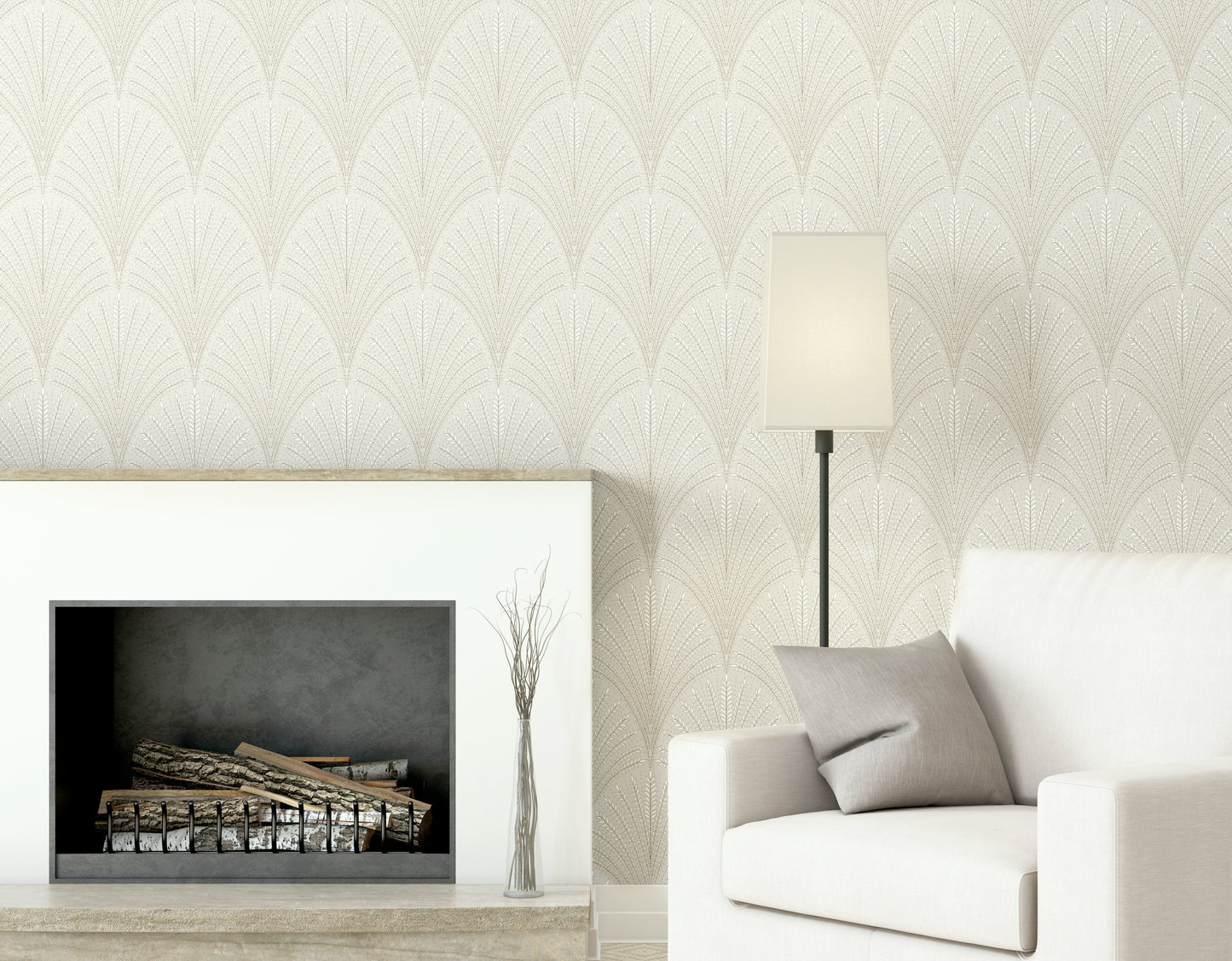 Hoopla Walls Leaf Fan Natural