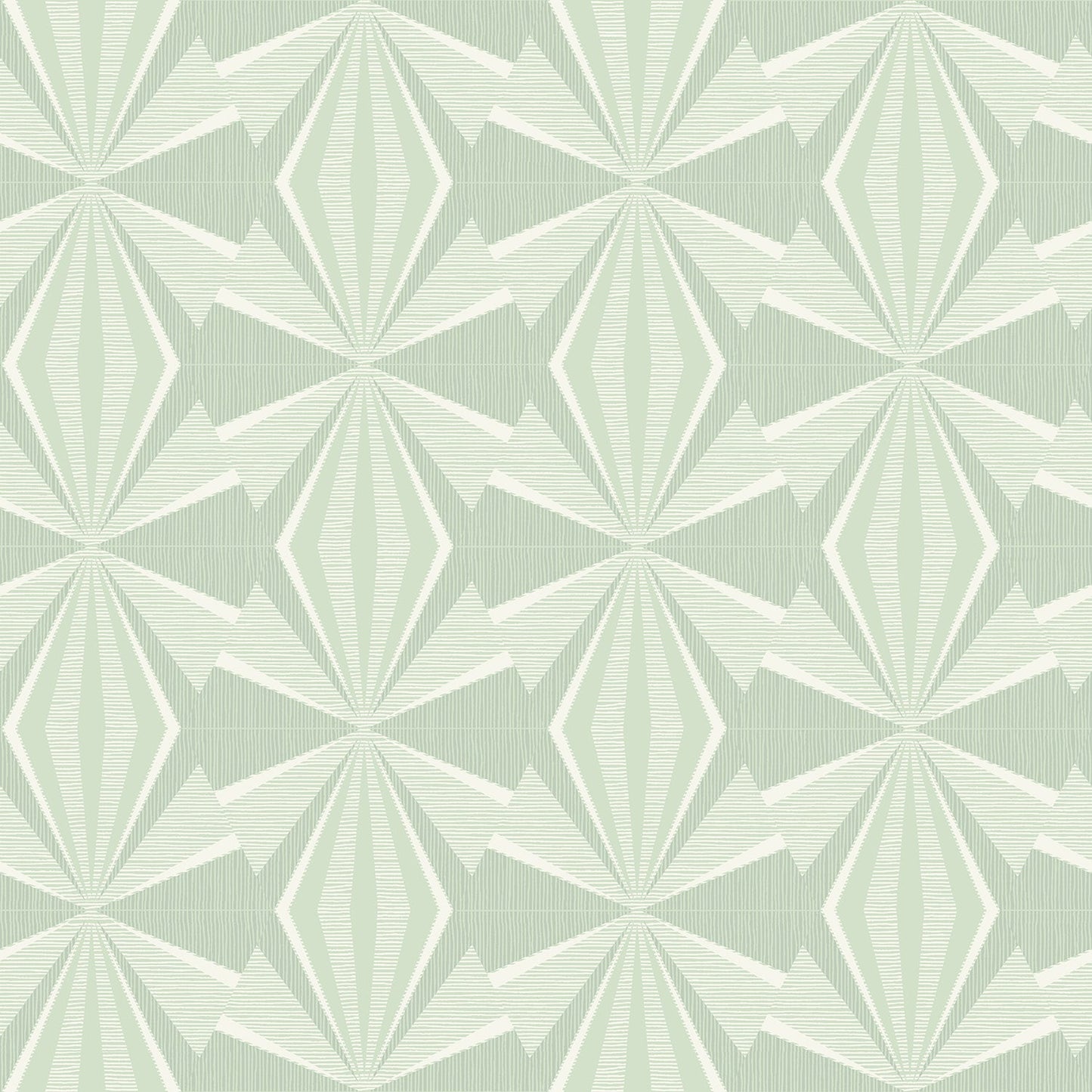 Hoopla Walls Sunray Diamond Mint Green