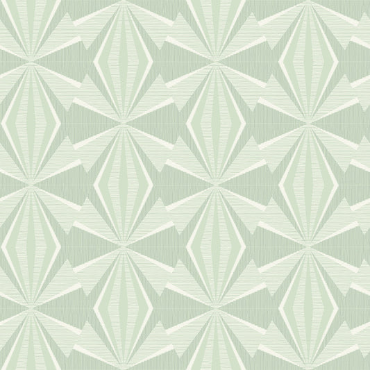 Hoopla Walls Sunray Diamond Mint Green